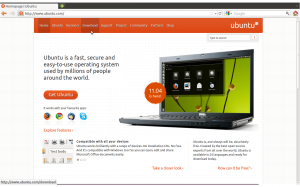 Página Ubuntu Server