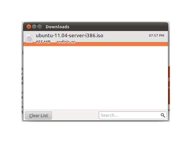 Finalizada la descarga Finalizada la descarga