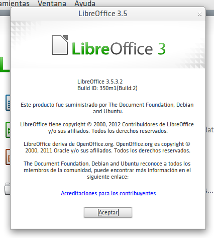 Libreoffice 3.5