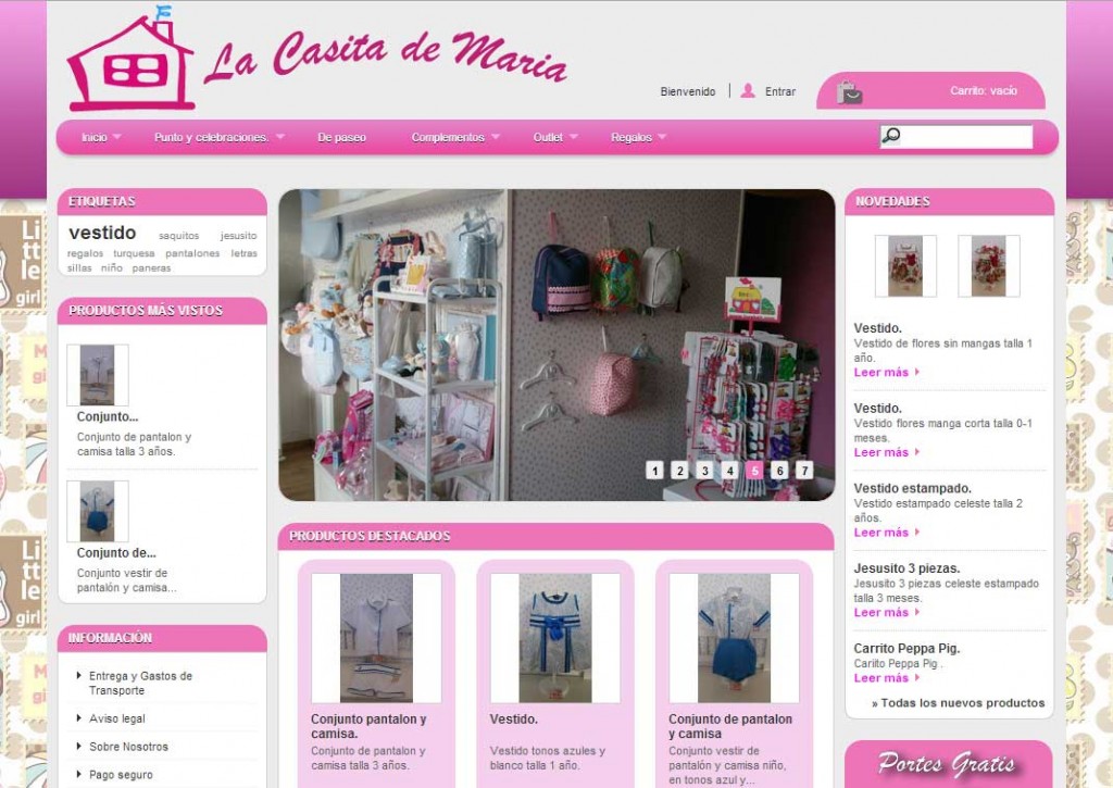Web la casita de Maria